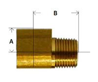 Inverted Flare Elbow Diagram